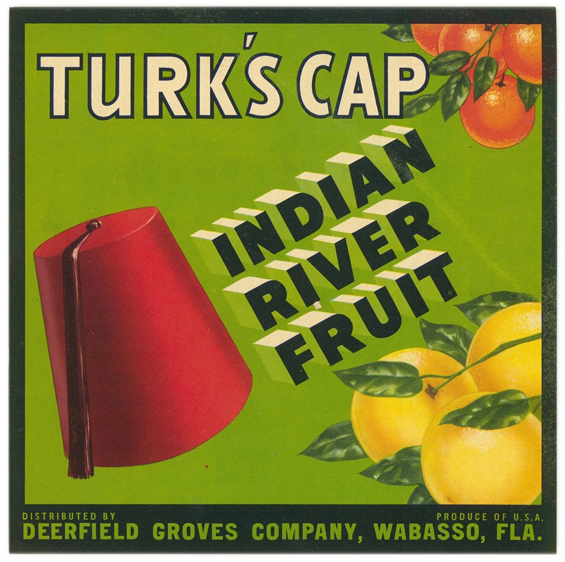 Anonymous - Turk’s Cap Citrus Label