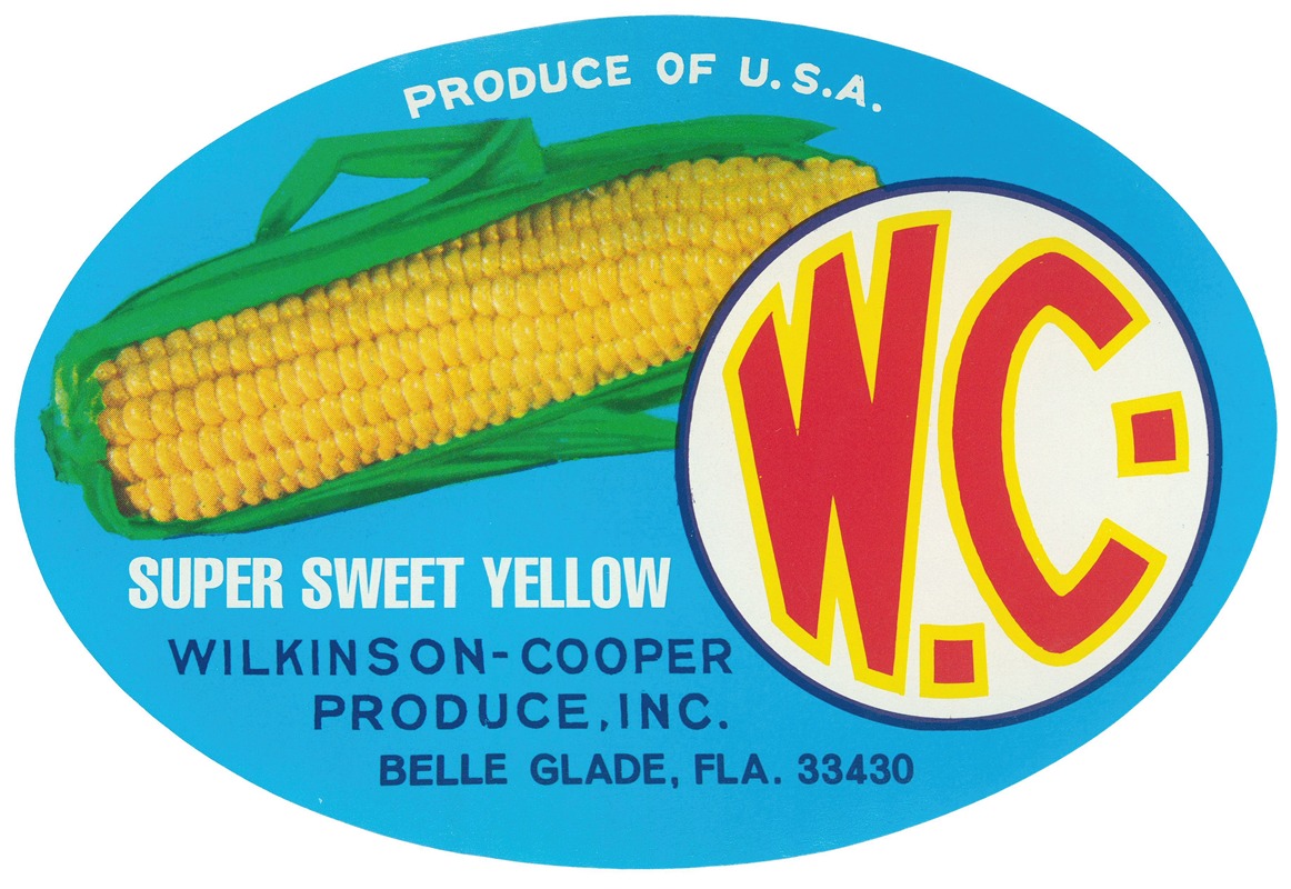 Anonymous - W.C. Super Sweet Yellow Corn Label