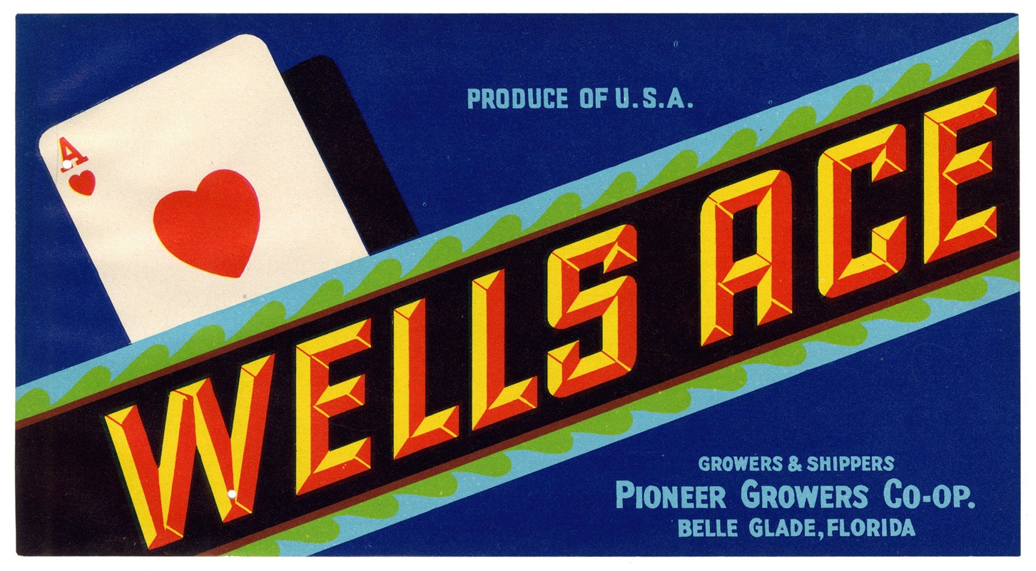 Anonymous - Wells Ace Produce Label