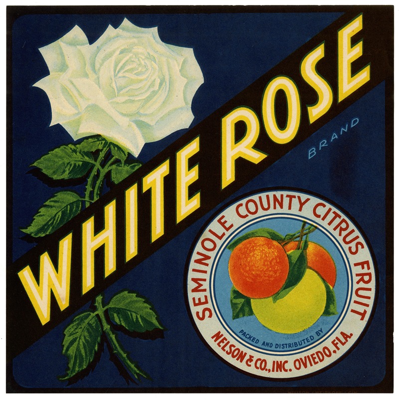 Anonymous - White Rose Brand Citrus Label
