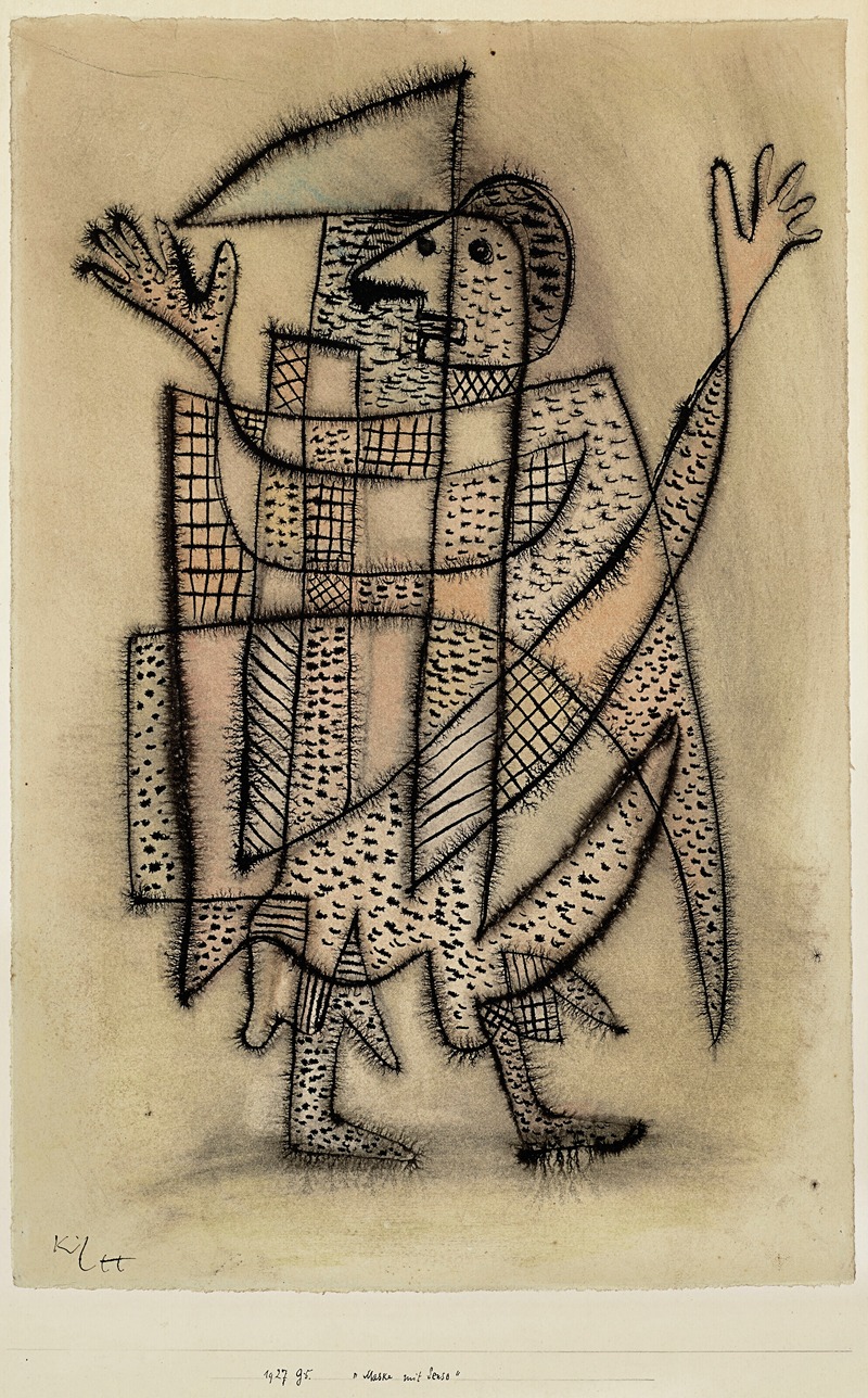Paul Klee - Maske mit Sense