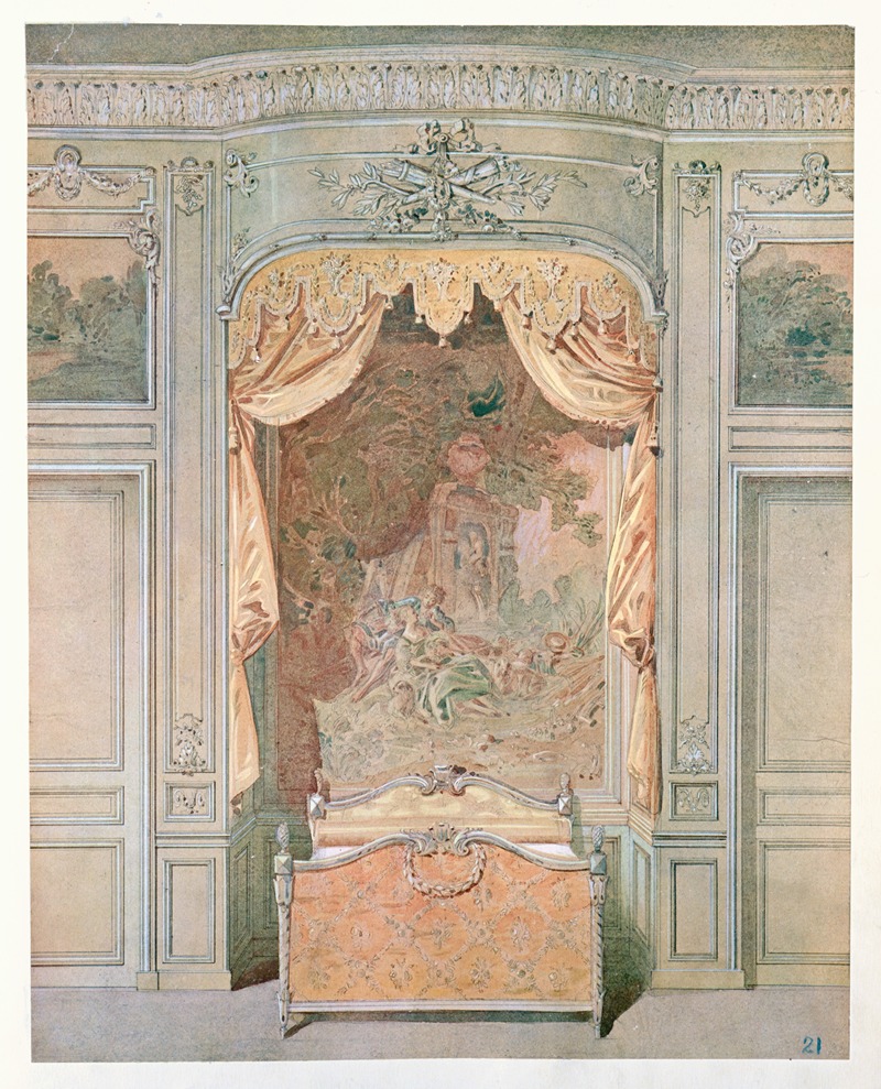 Georges Rémon - Chambre a coucher transition (Louis XV à Louis XVI)….