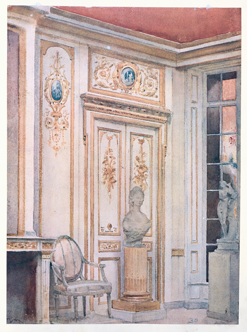 Georges Rémon - Étude d’une fragment du salon Louis XVI….