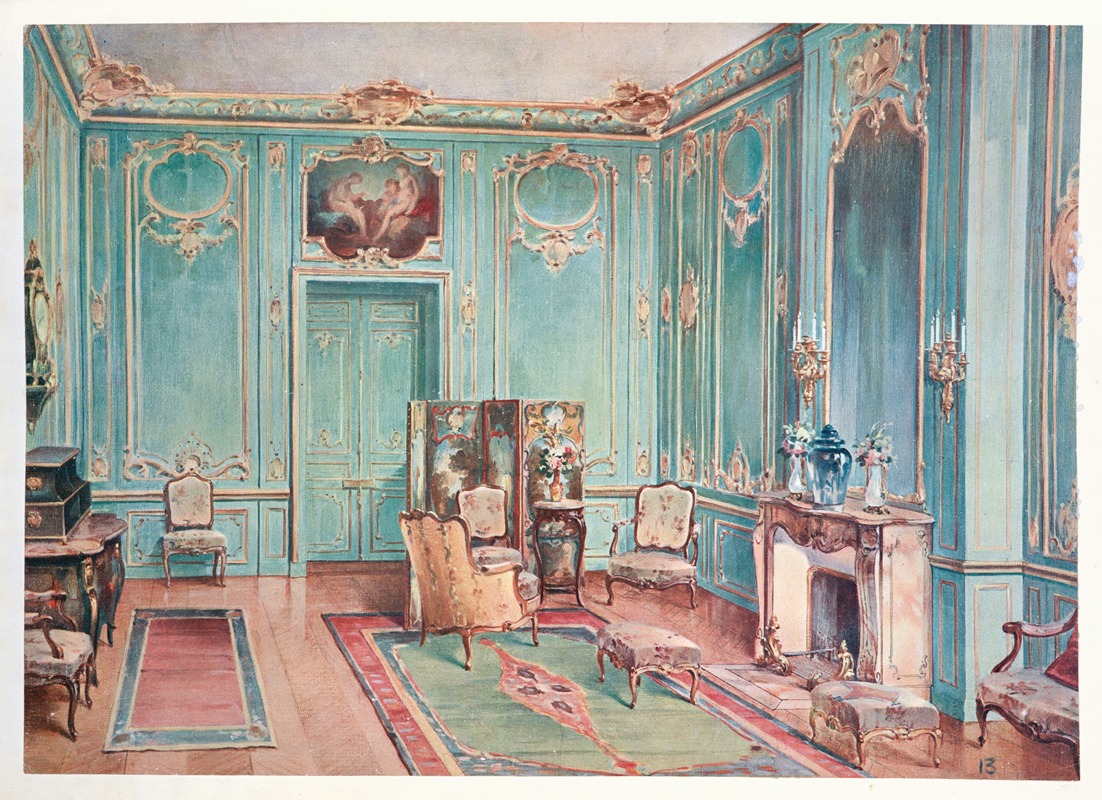 Georges Rémon - Grand salon style Louis XV….