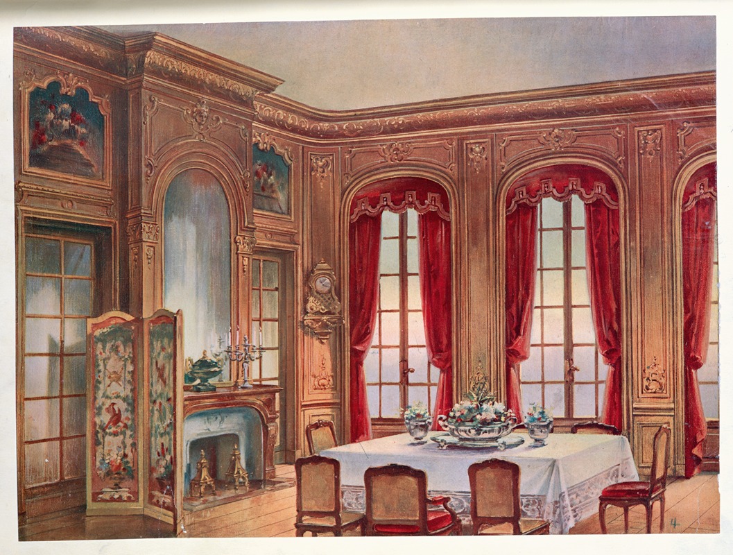 Georges Rémon - Salle a manger Louis XIV, provenant de la vente Lelong….