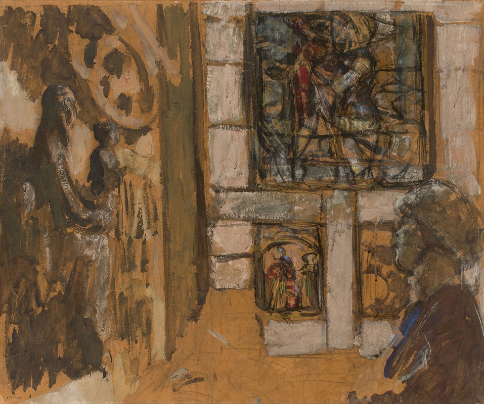 Édouard Vuillard - La Salle du Moyen Âge au Musée des Arts décoratifs