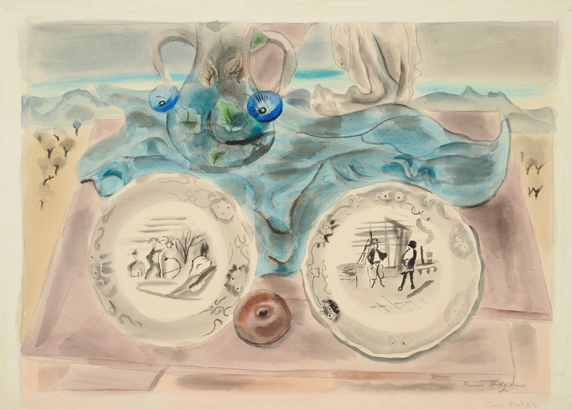 Frances Hodgkins - Two plates