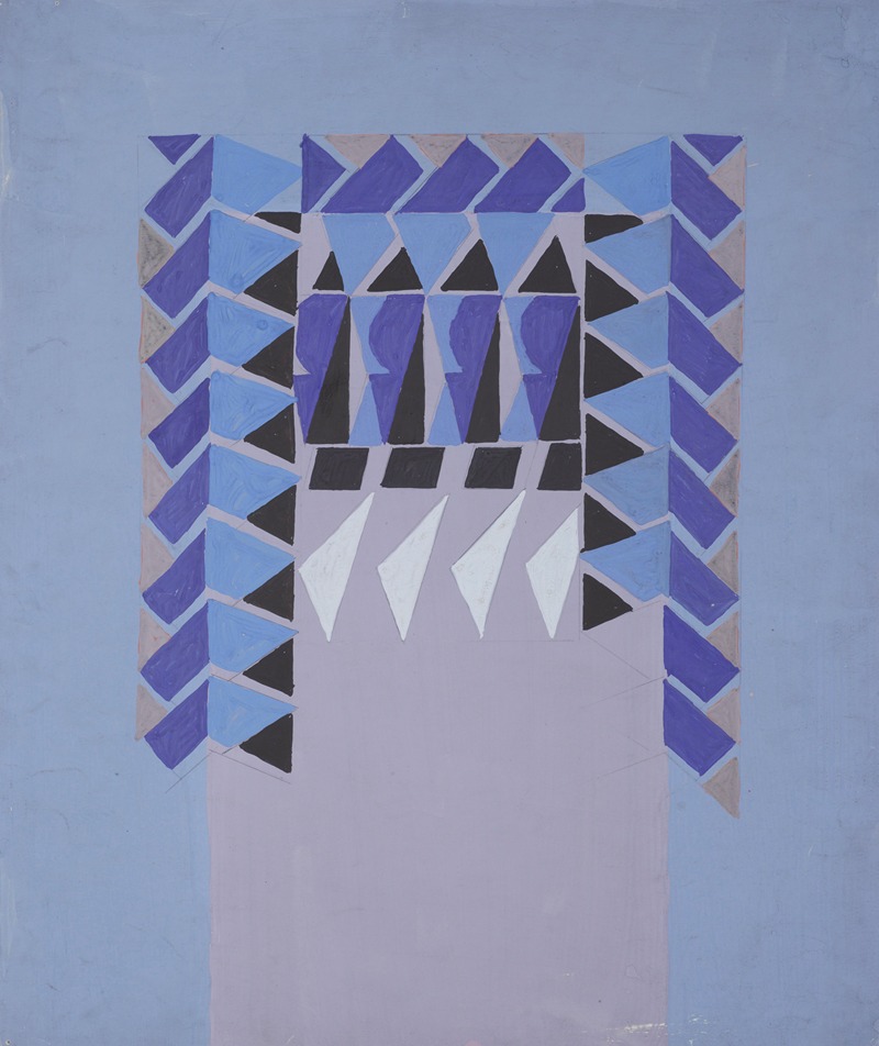 Frances Hodgkins - Untitled (Textile design no I)