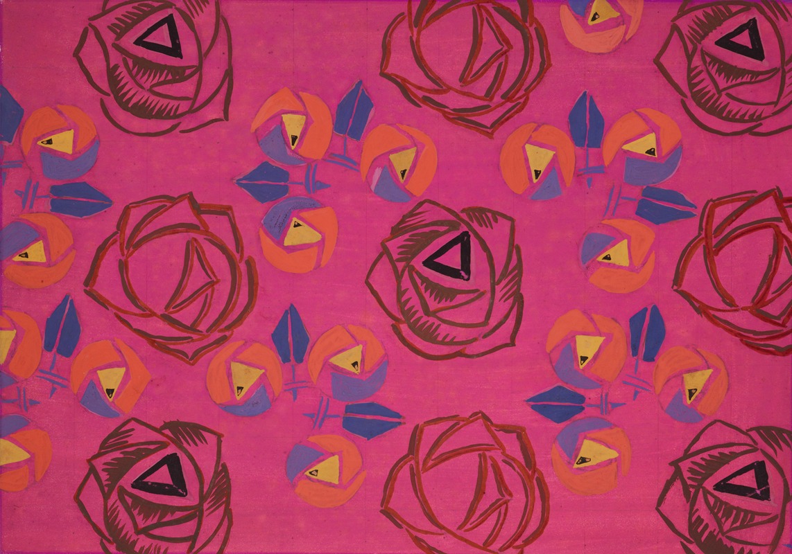 Frances Hodgkins - Untitled (Textile design no V)