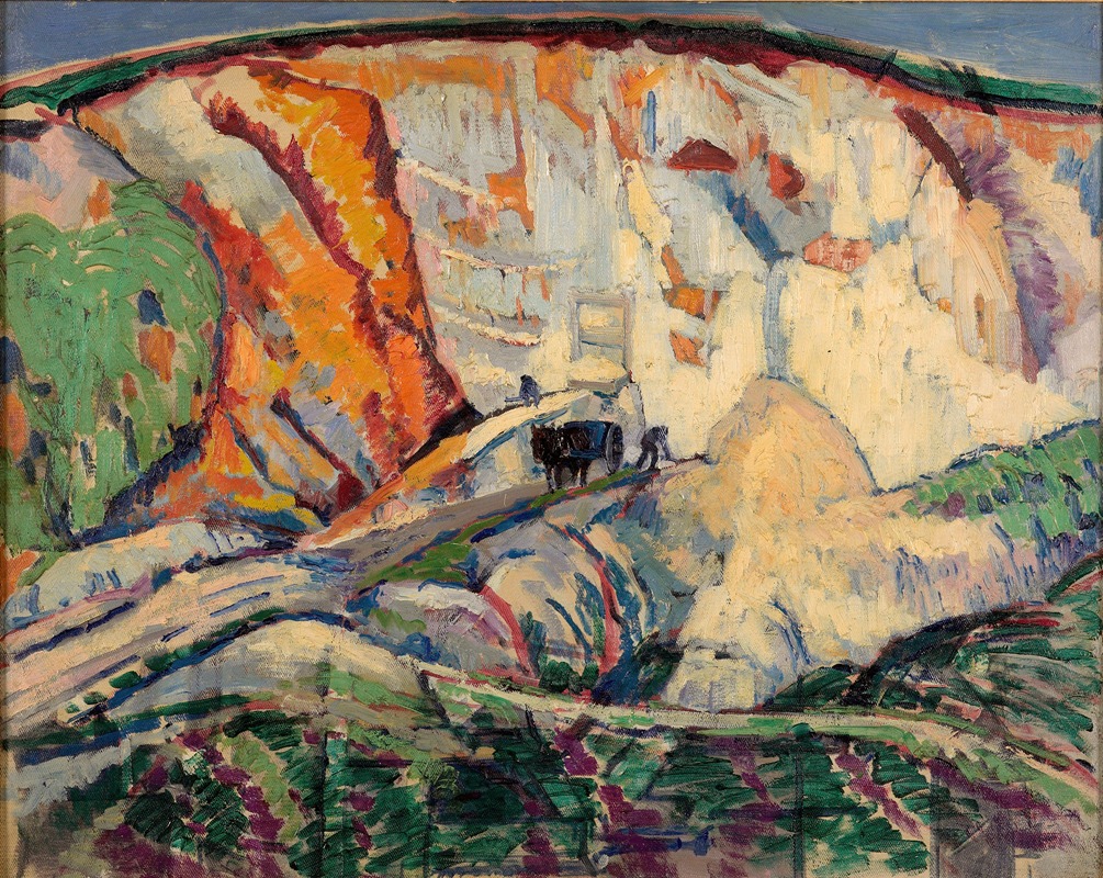 Frederick Porter - The chalk cliff