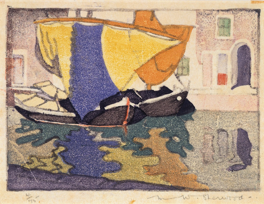Maud Sherwood - Venetian fishing boats