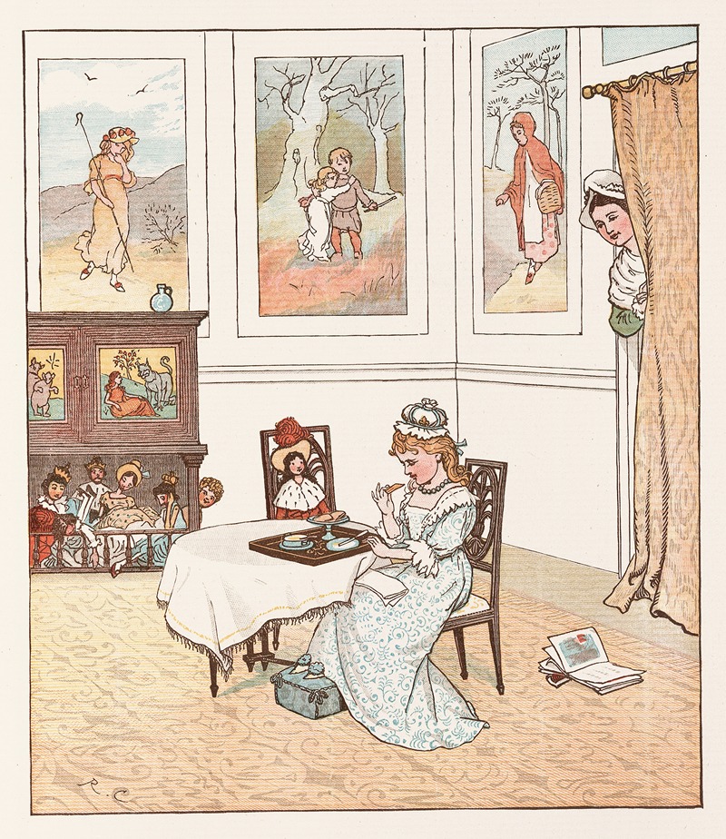 Randolph Caldecott - Sing a song for Sixpence Pl.7