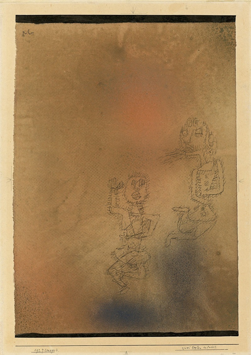 Paul Klee - Zwei Seelen aufwärts