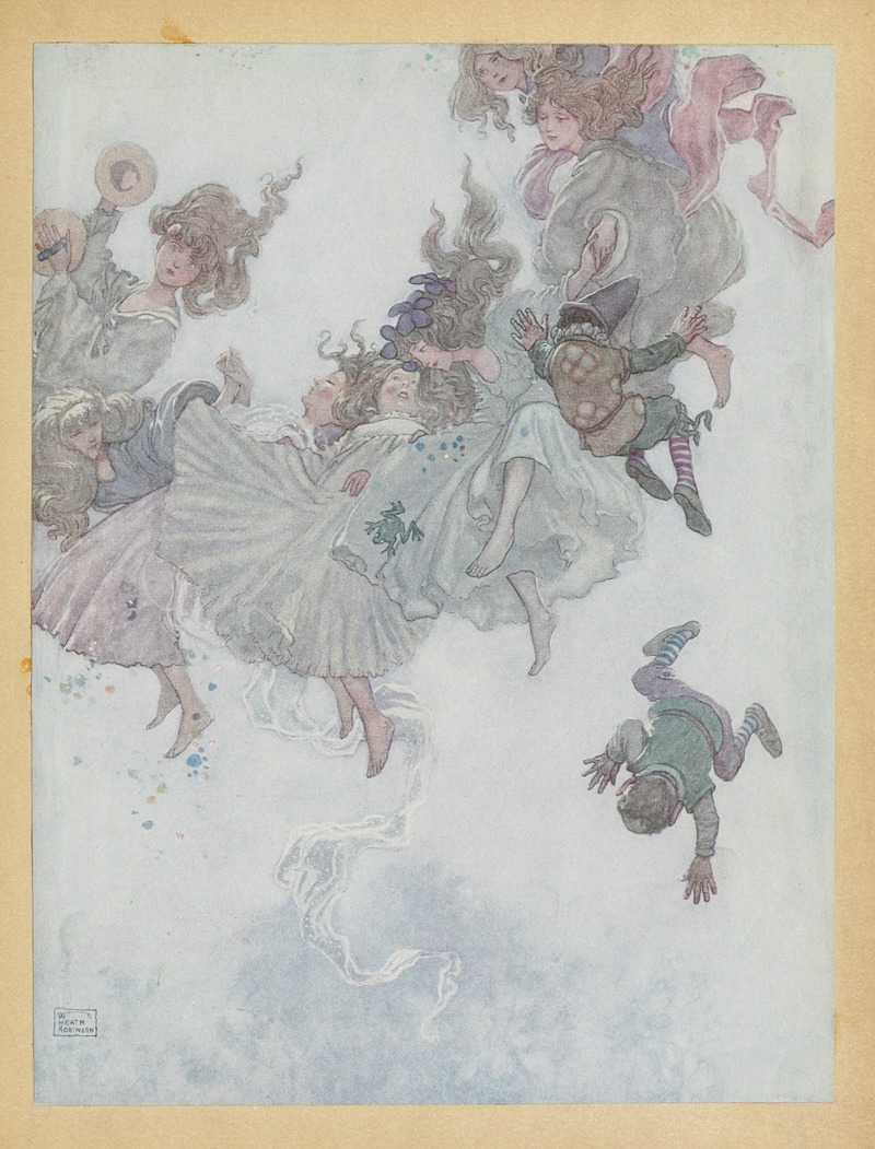 William Heath Robinson - Round and round they went, such whirling and twirling