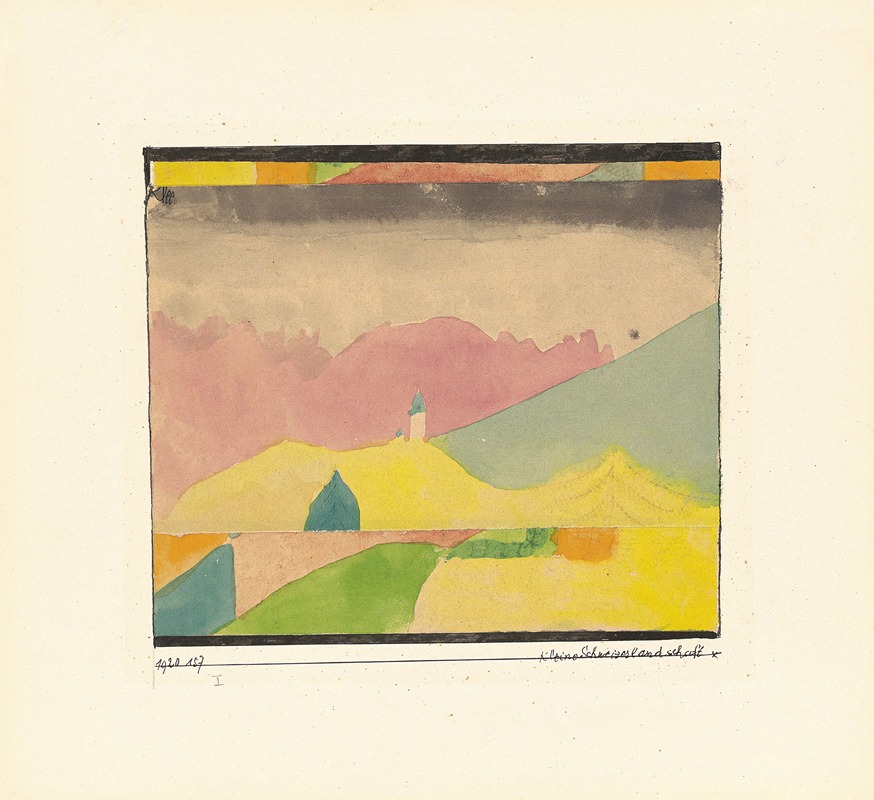 Paul Klee - Kleine Schweizerlandschaft