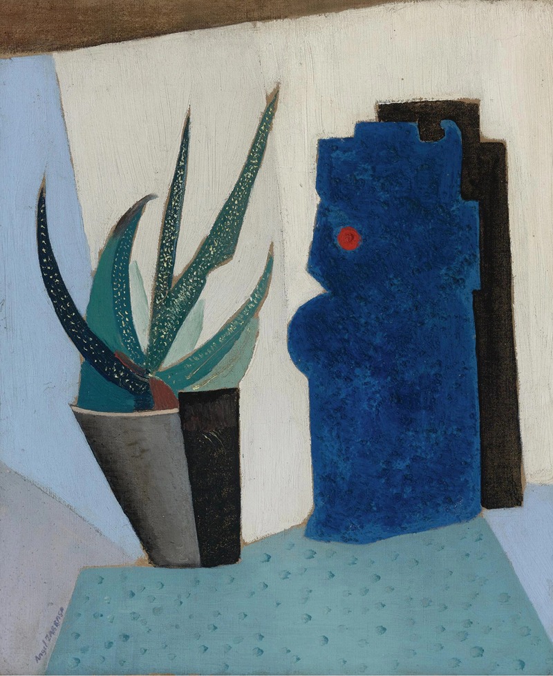 Ángel Zárraga - Still Life with Cactus