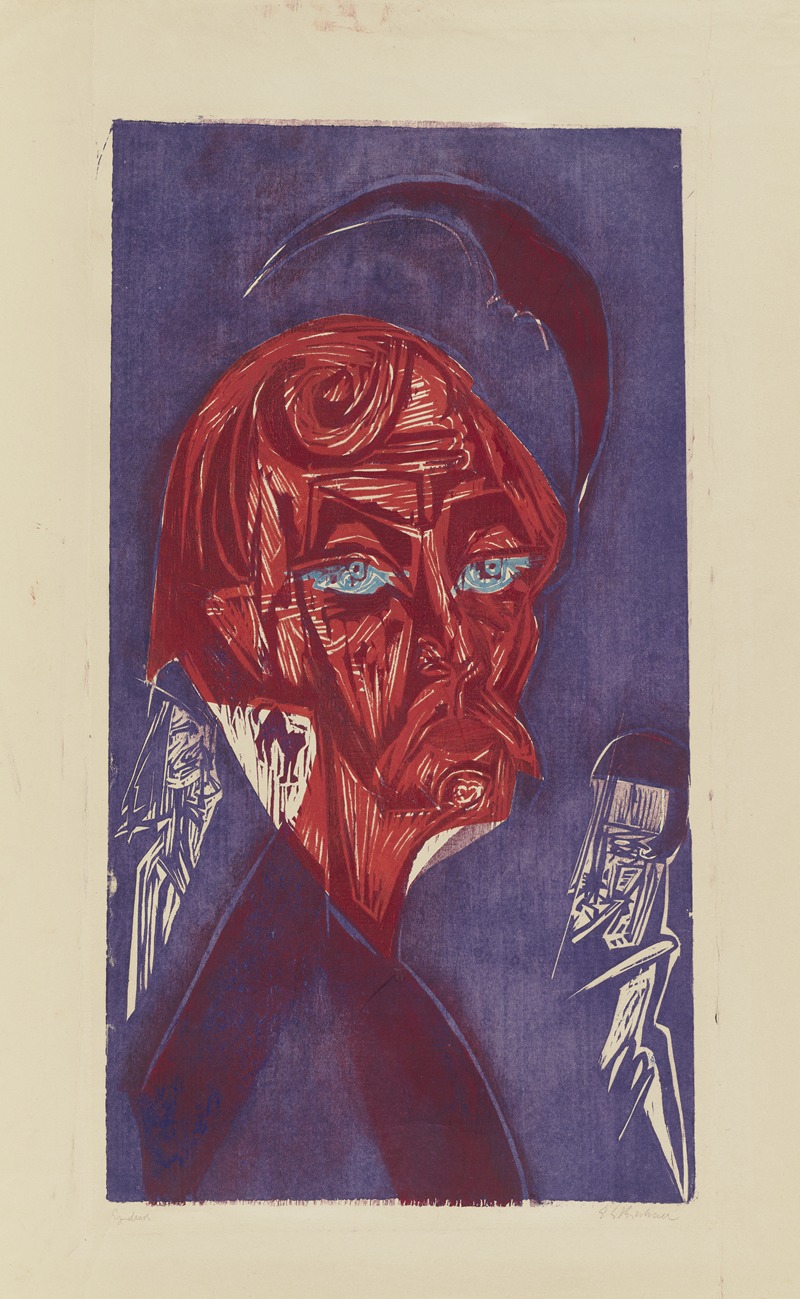 Ernst Ludwig Kirchner - Blonder Maler. – Bildnis Karl Stirner
