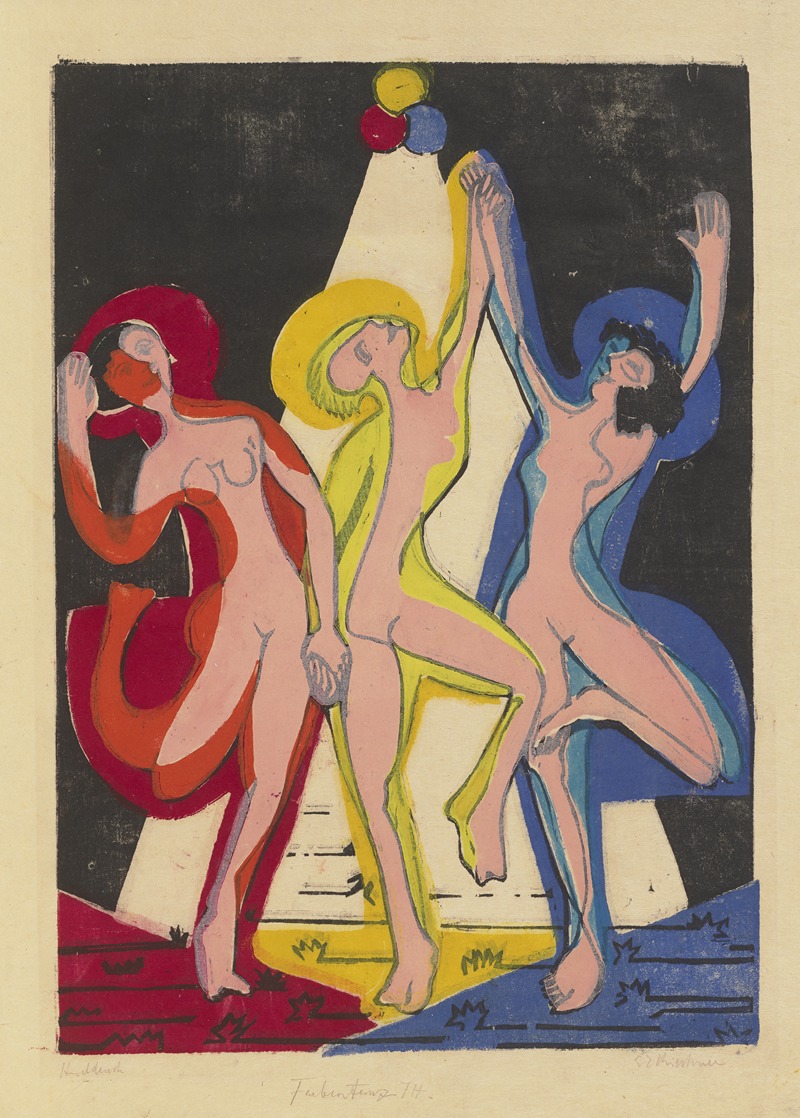 Ernst Ludwig Kirchner - Dance of Colours