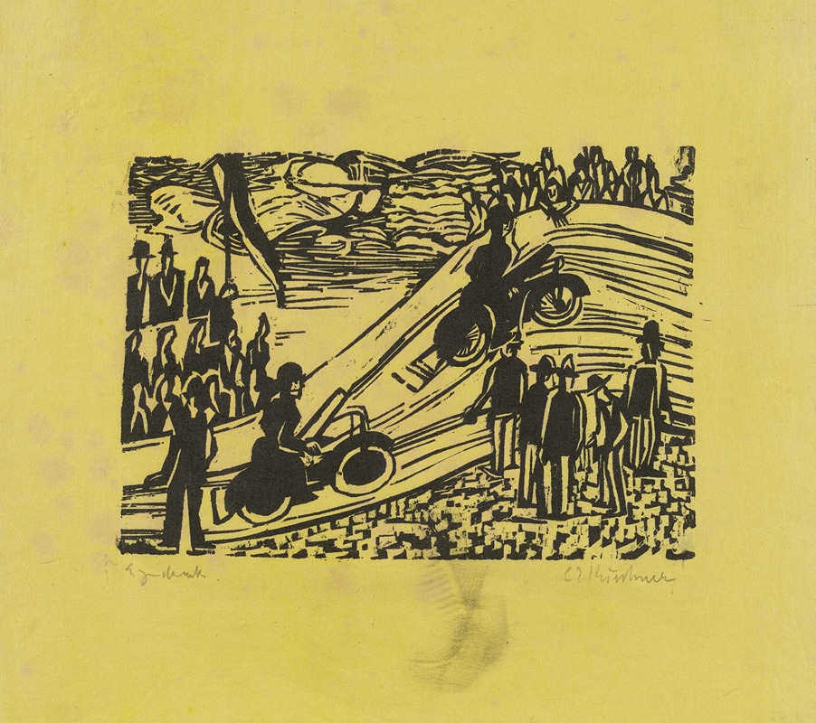 Ernst Ludwig Kirchner - Radrennen