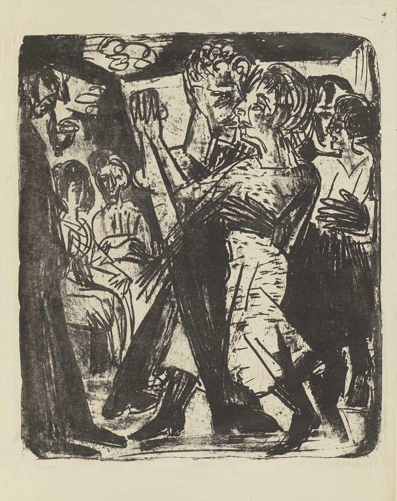 Ernst Ludwig Kirchner - Tanzendes Paar