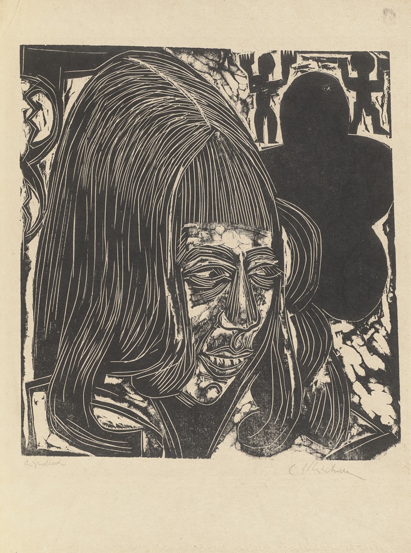 Ernst Ludwig Kirchner - Tochter Sternheim. – Portrait Dorothea Sternheim