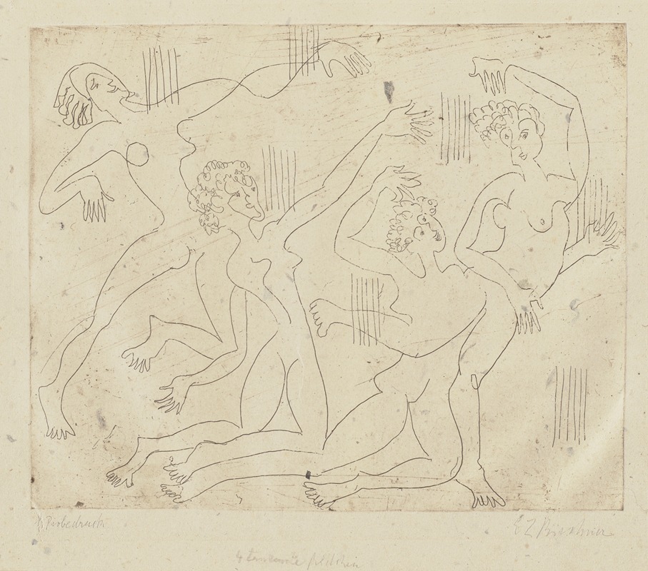 Ernst Ludwig Kirchner - Vier tanzende Mädchen