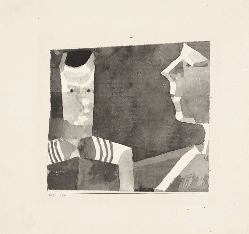 Paul Klee - Portrait Sketch ‘Aunt and Nephew’