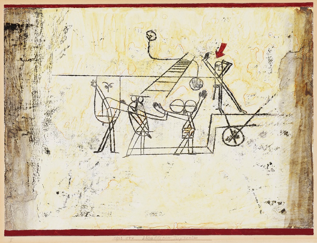 Paul Klee - Schlussbild einer Tragikomödie
