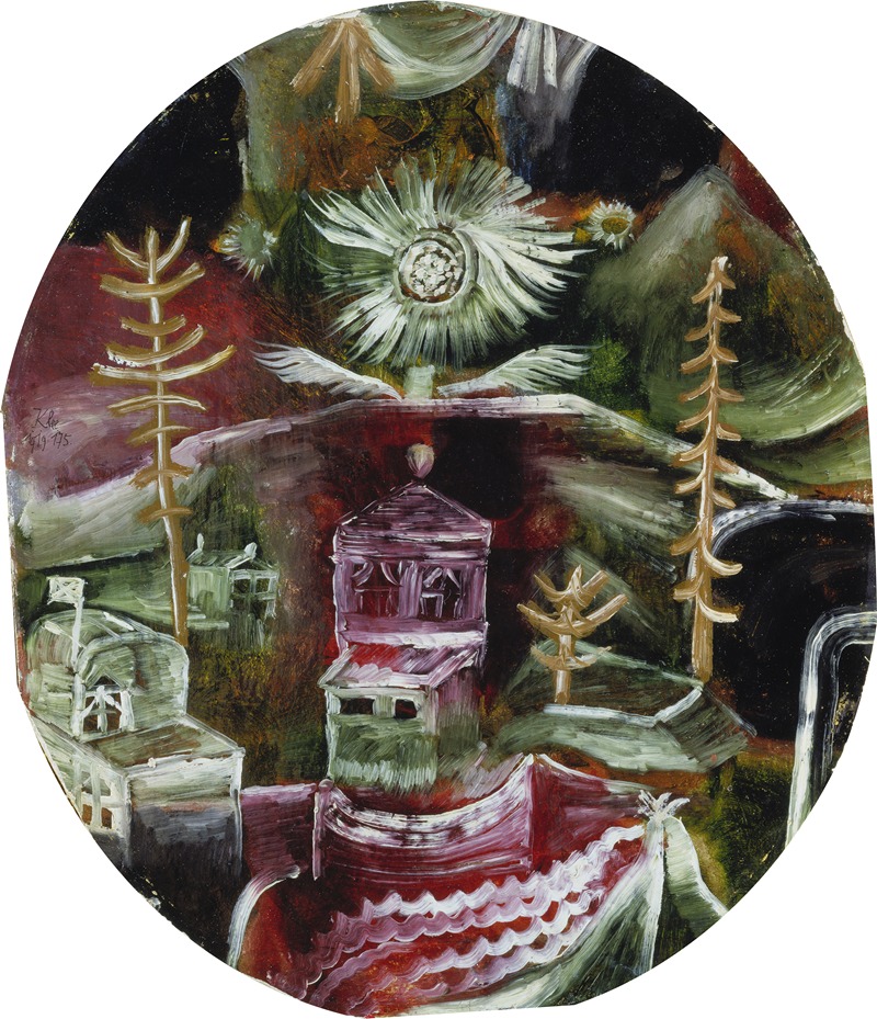 Paul Klee - The Thistle Flower House