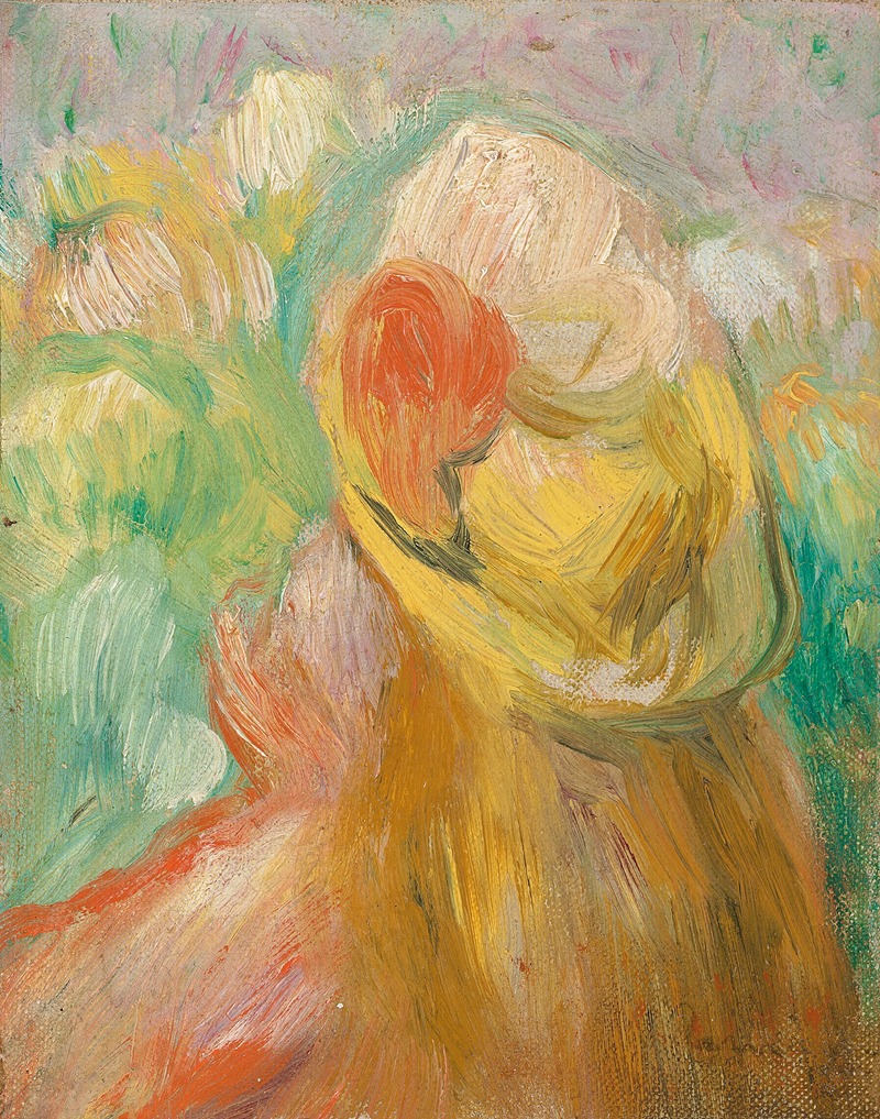 Pierre-Auguste Renoir - Petite fille au chapeau jaune