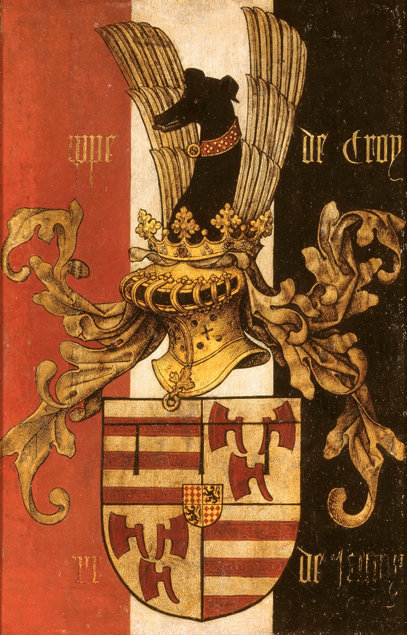 Rogier van der Weyden - Coat of Arms of the Family de Croy