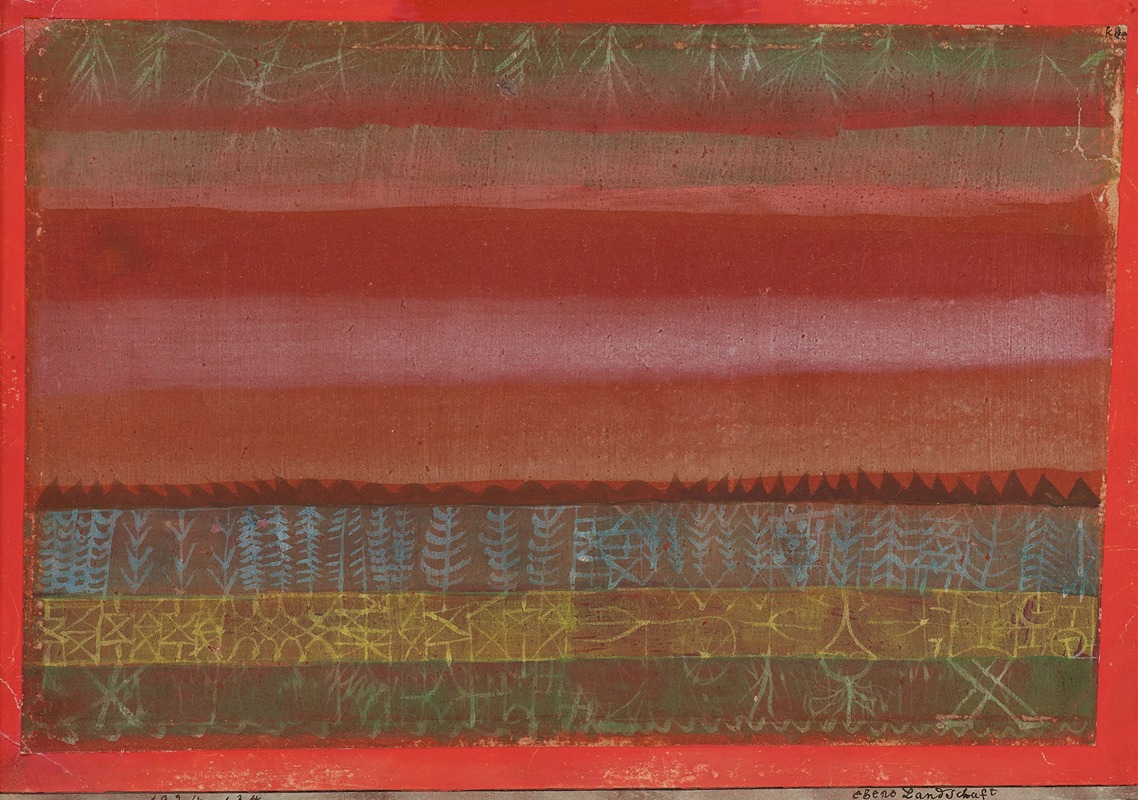 Paul Klee - Ebene Landschaft (Flat Landscape)