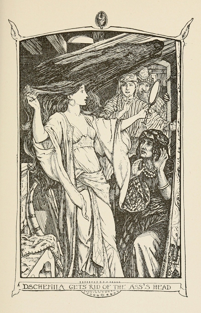 Henry Justice Ford - Dschemila gets rid of the Ass’s Head