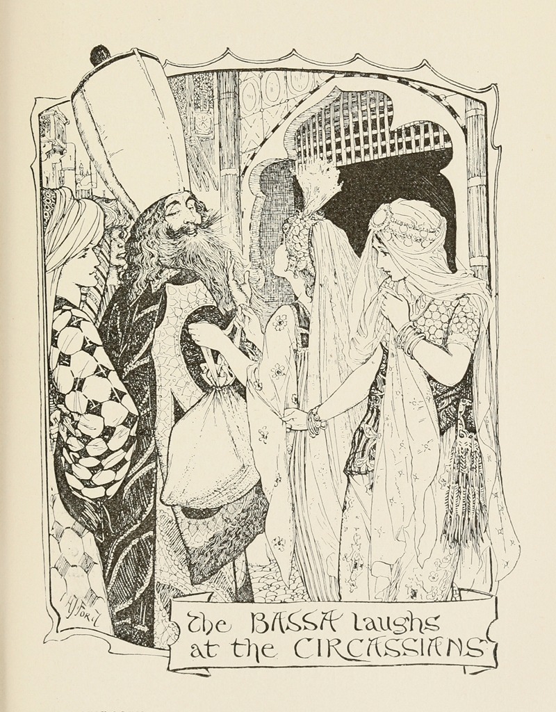 Henry Justice Ford - The Bassa laughs at the Circassians