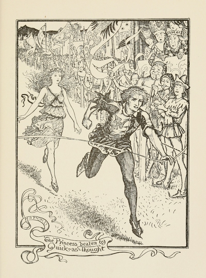Henry Justice Ford - The Princess beaten by Quick-as-Thought