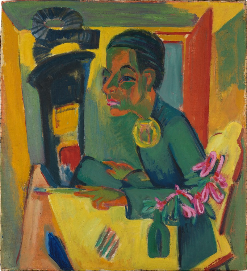 Ernst Ludwig Kirchner - Der Maler (Selbstbildnis)