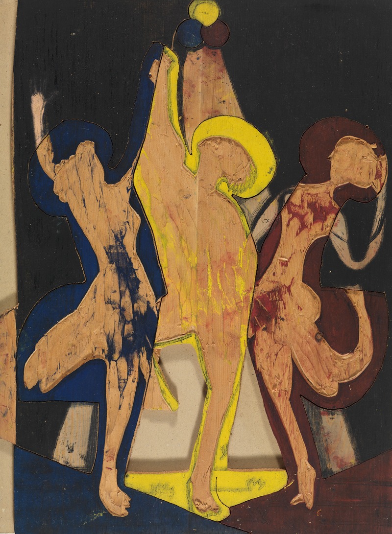 Ernst Ludwig Kirchner - Farbentanz, Farbstock I