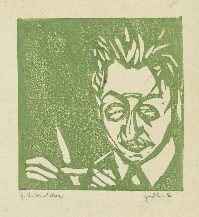 Ernst Ludwig Kirchner - Glasbläser (Walter Kirchner)