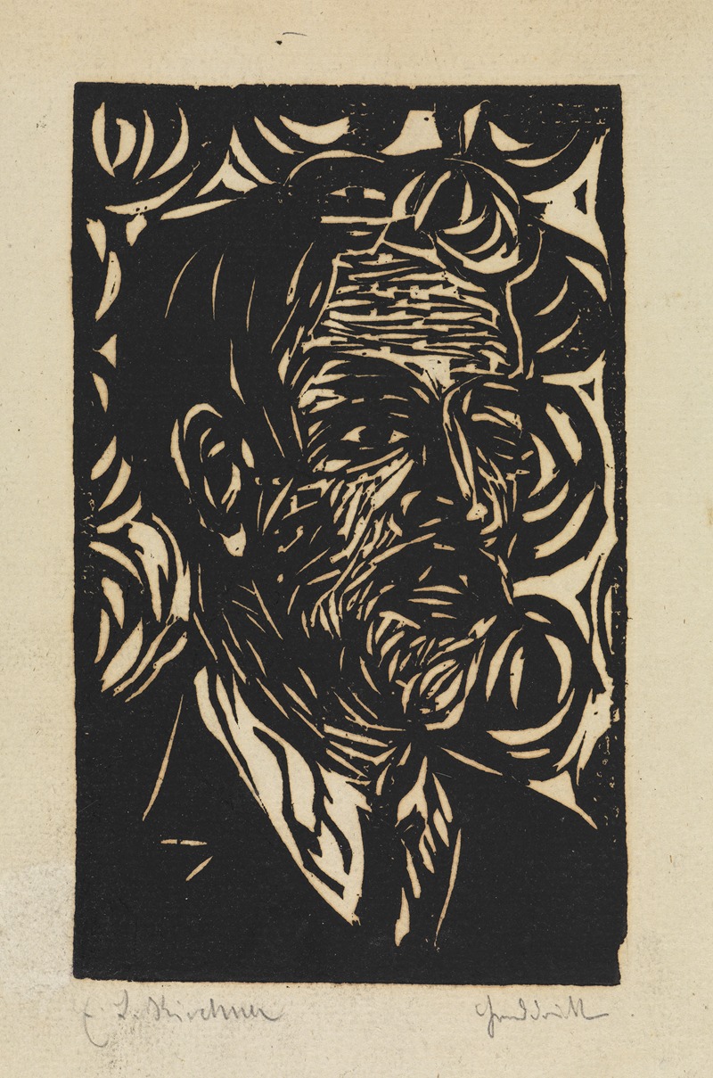 Ernst Ludwig Kirchner - Porträt Max Pechstein