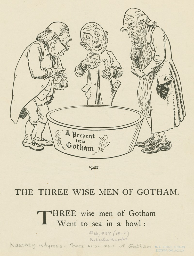 Leonard Leslie Brooke - Three wise men of Gotham 3