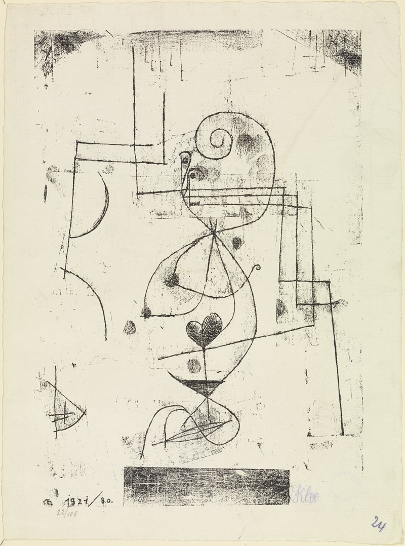 Paul Klee - Herzdame