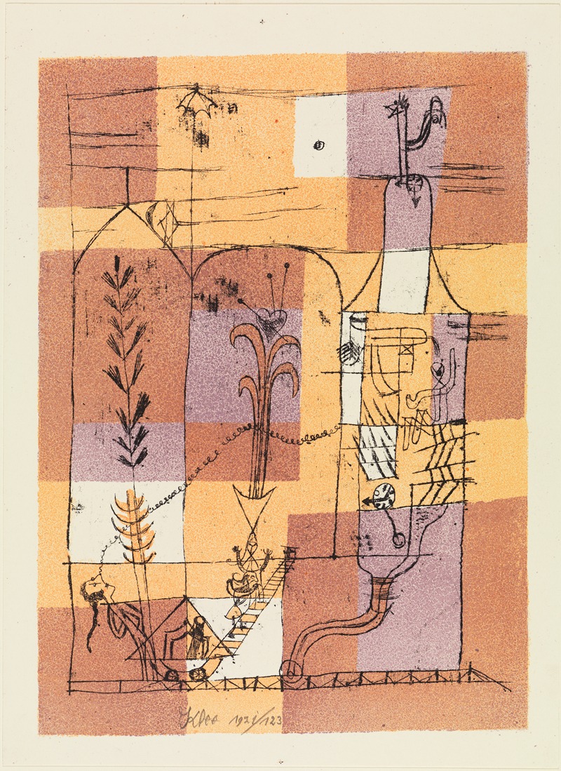 Paul Klee - Hoffmanneske Szene