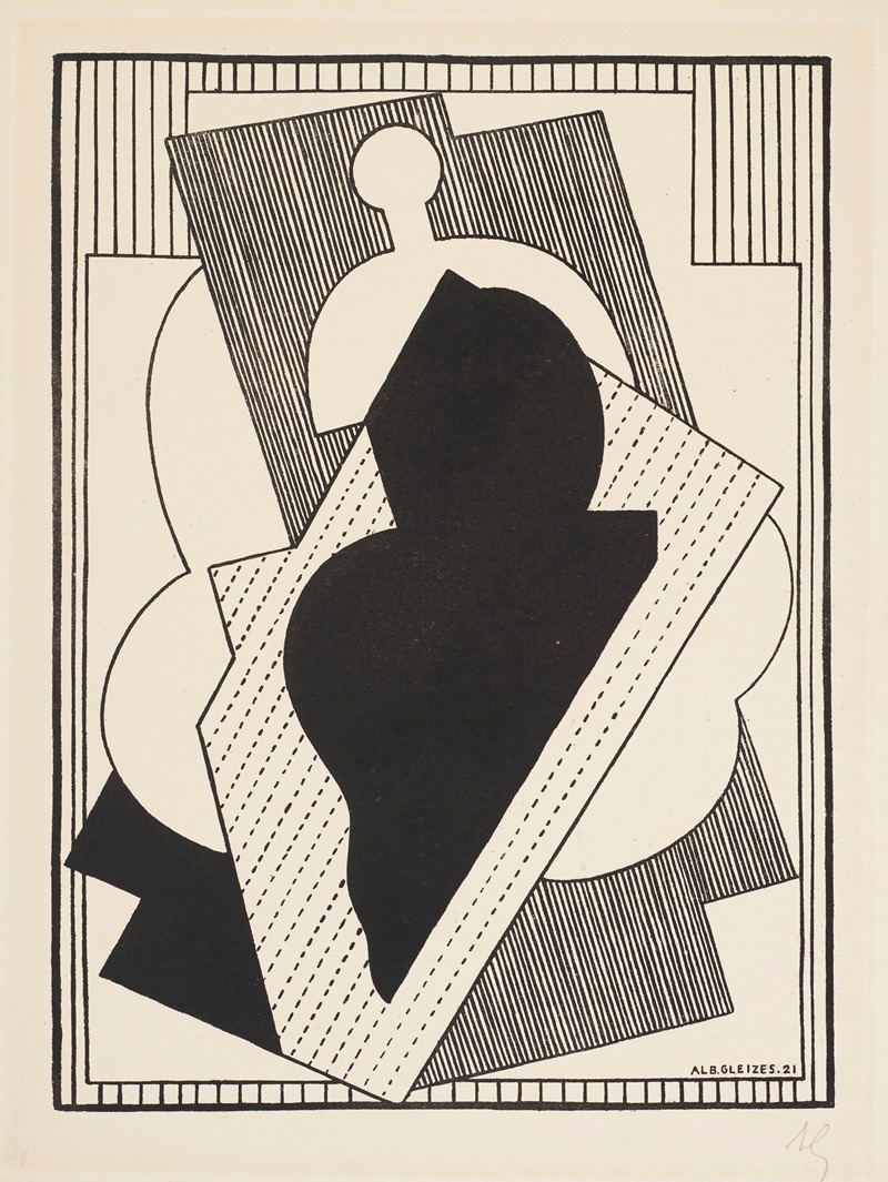 Albert Gleizes - Cubist Composition (Centre Noir)