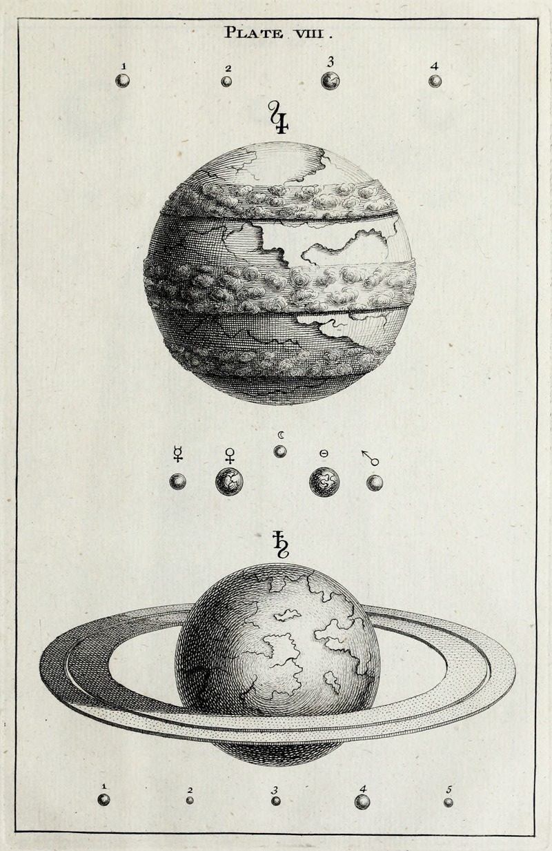 Thomas Wright - An original theory or new hypothesis of the universe, Plate VIII