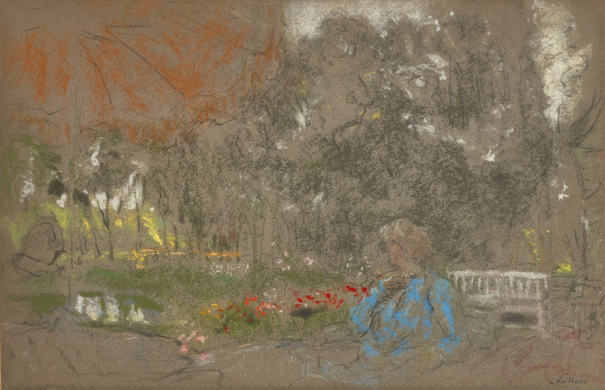 Édouard Vuillard - Lucy Hessel, sur la terrasse