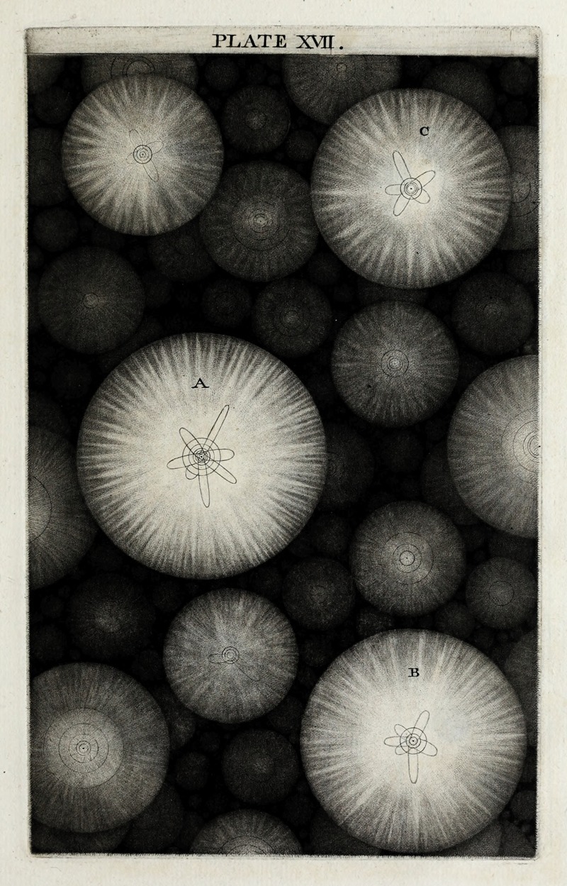 Thomas Wright - An original theory or new hypothesis of the universe, Plate XVII