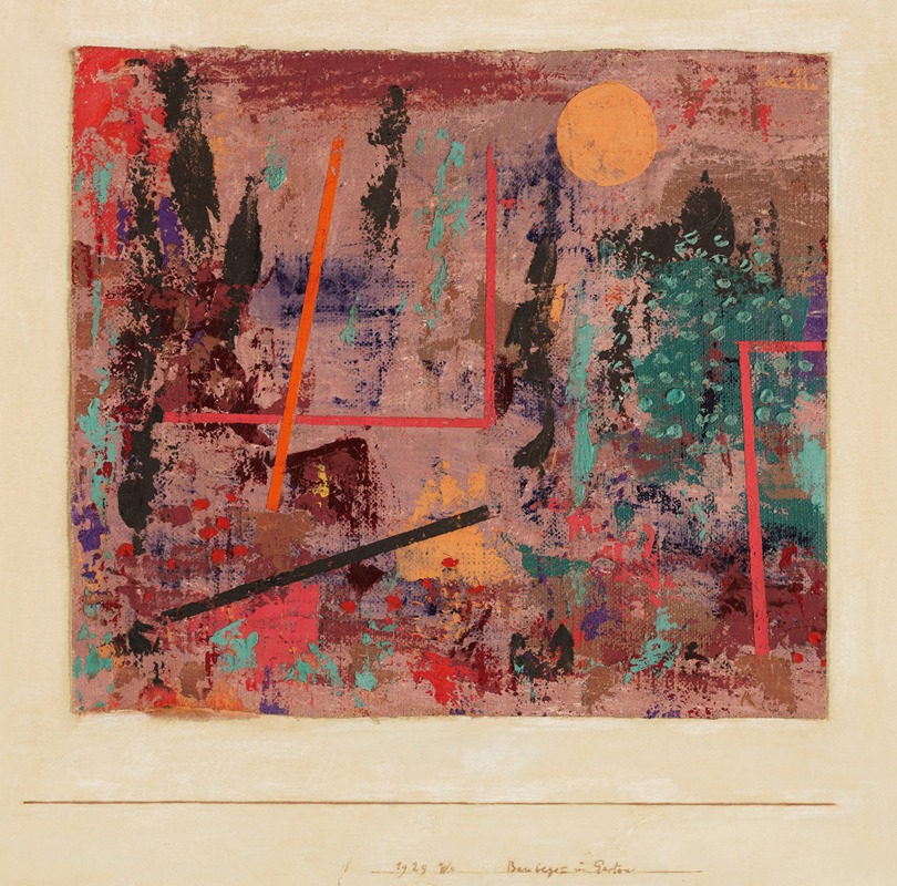 Paul Klee - Baubegin¯ im Garten