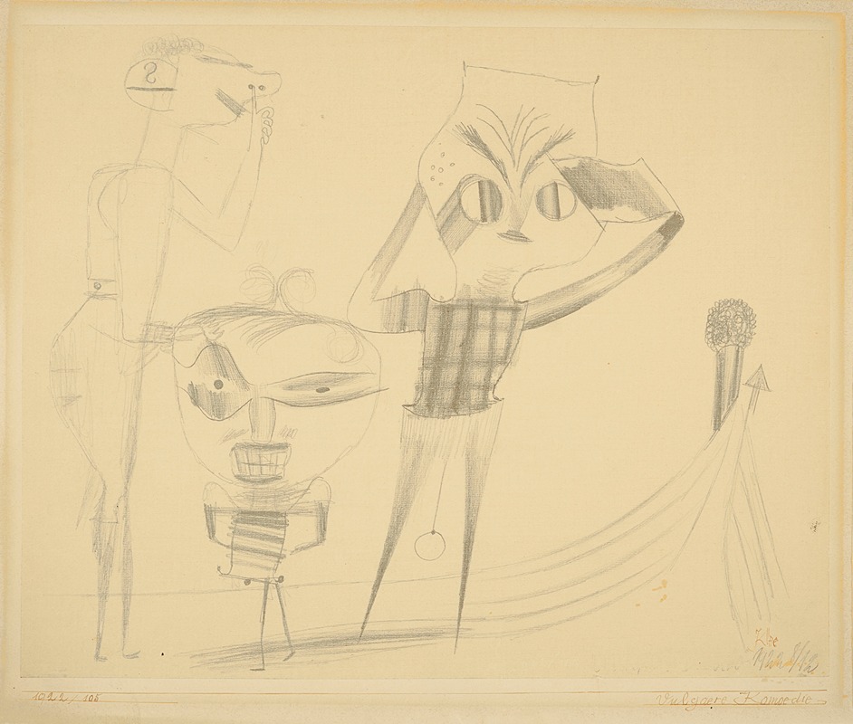 Paul Klee - Vulgaere Komoedie