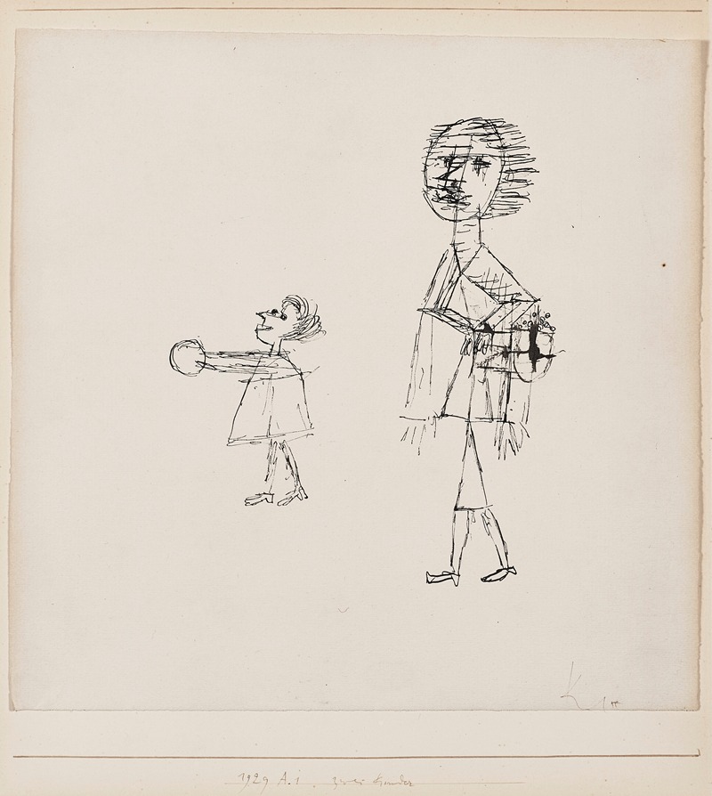 Paul Klee - Zwei Kinder
