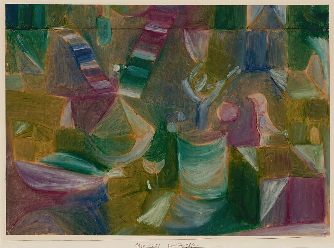 Paul Klee - Zwei Vogel-bilder